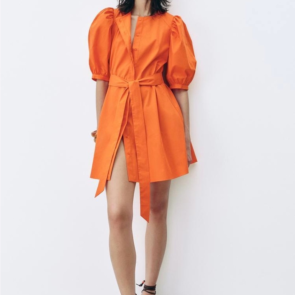 Orange Zara Mini Dress